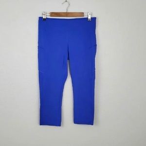Lululemon Speed Up Crops Blue, Size 10